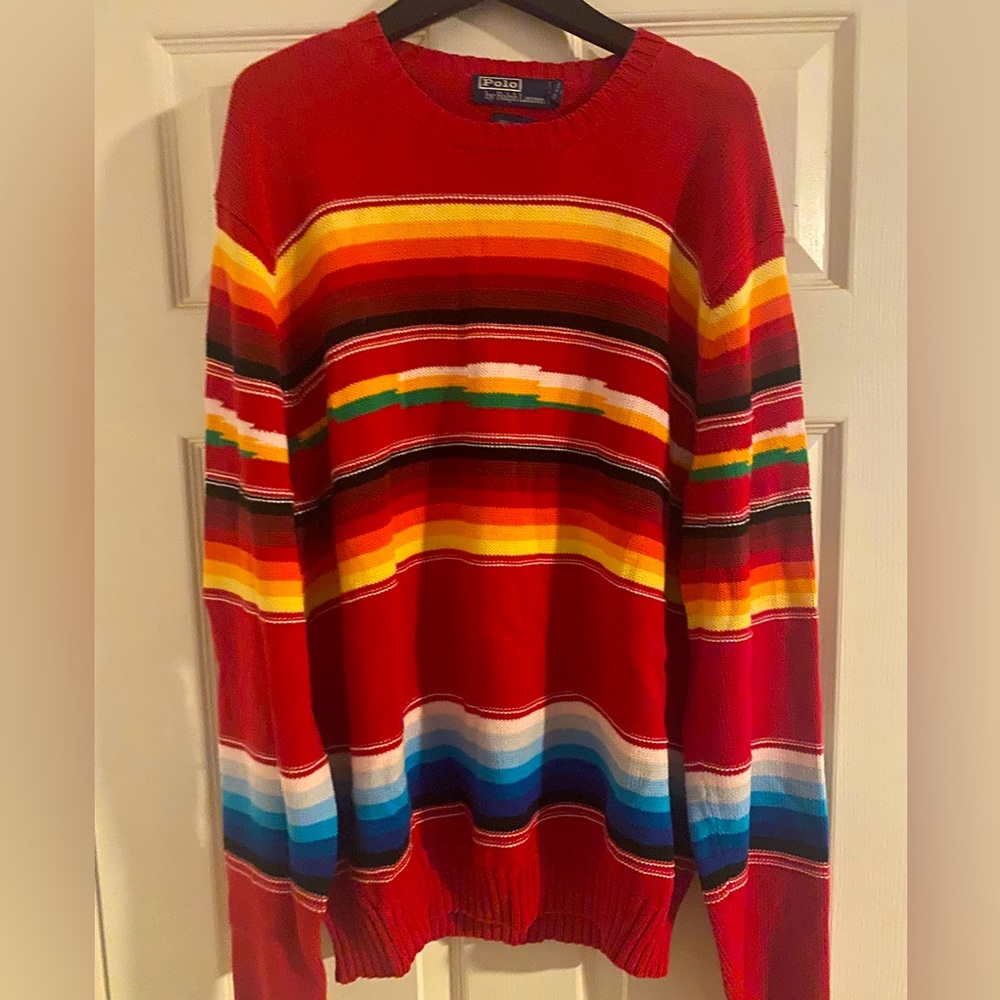 Vintage Colourful Knit Sweater by Ralph Lauren
